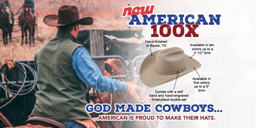 100x hat American Hat Company positive times the hat king