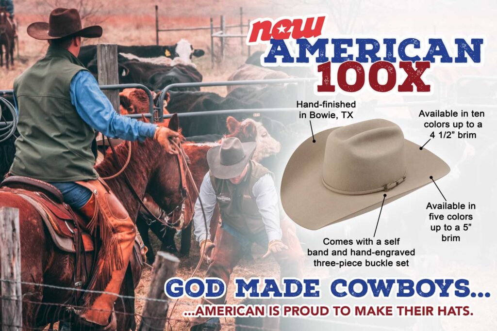 100x hat American Hat Company positive times the hat king